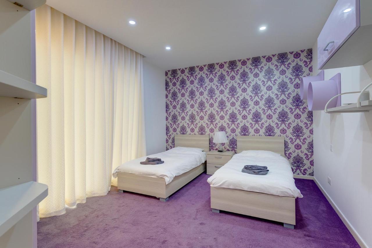 Luxury Apt W/ Side Seaviews And Pool, Top Location Sliema Exteriér fotografie
